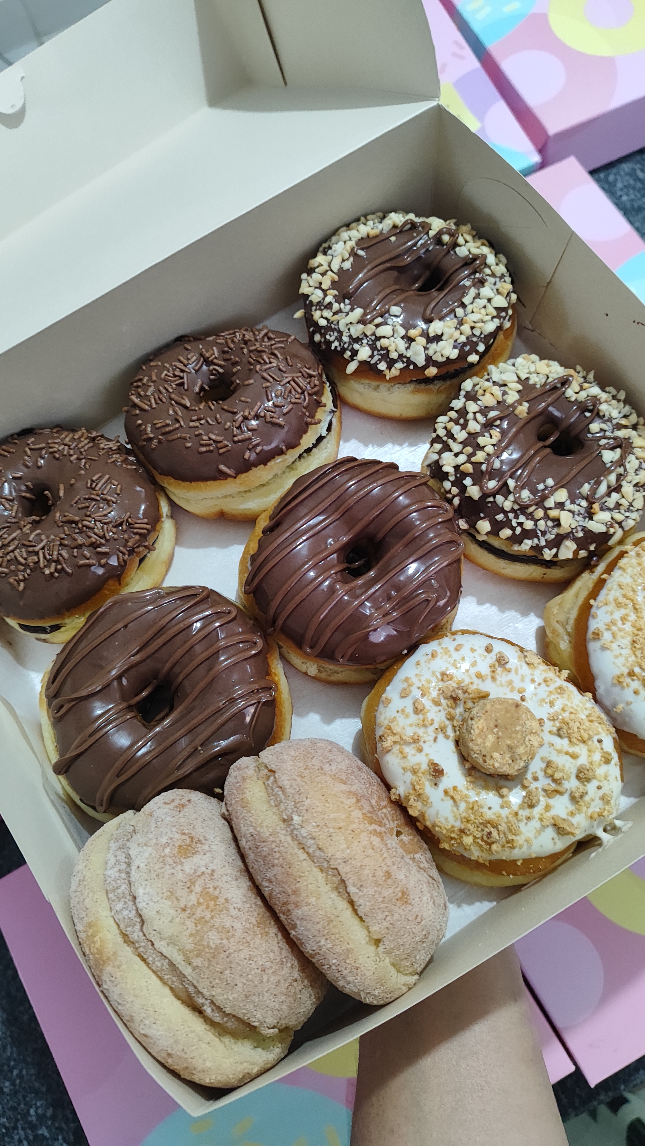 Caixa 10 Mini Donuts 